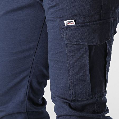 Tommy Jeans - Pantalon Cargo Scanton Dobby 3487 Bleu Marine