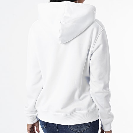 Calvin Klein - Sudadera con capucha Monologo Mujer 8983 Blanco