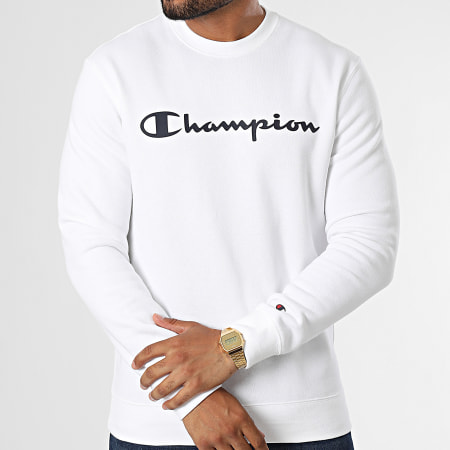 Champion - Crewneck Sudadera 218283 Blanco