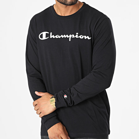Champion - Tee Shirt Manches Longues 218285 Noir