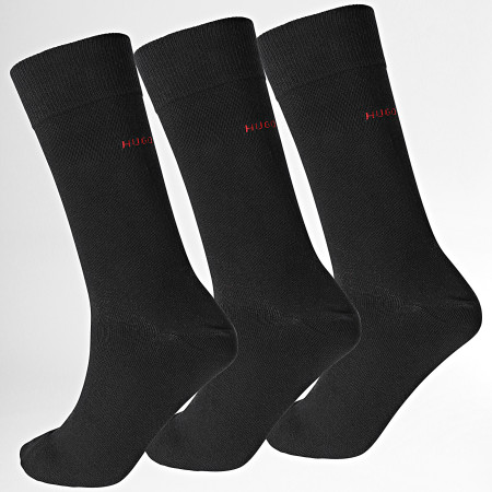 HUGO - Confezione da 3 paia di calzini 50473183 nero