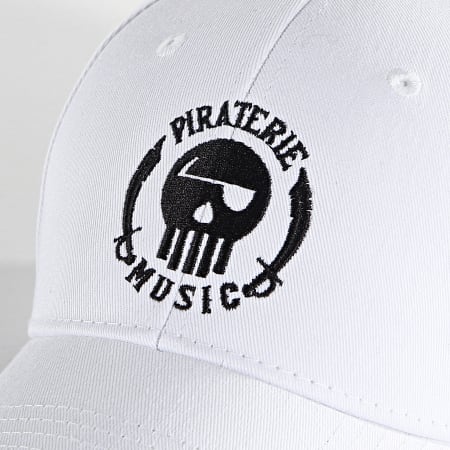 Piraterie Music - Casquette Logo Blanc