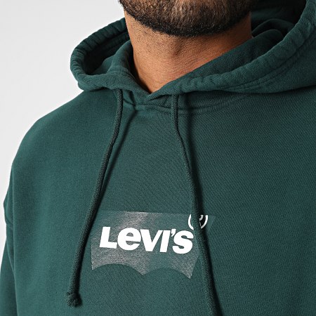 Levi's - Sudadera con capucha 38479 Verde oscuro