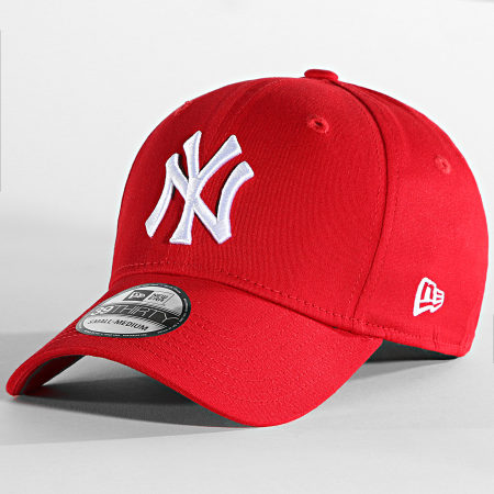 New Era - Gorra ajustada 39Thirty League Essential New York Yankees Rojo