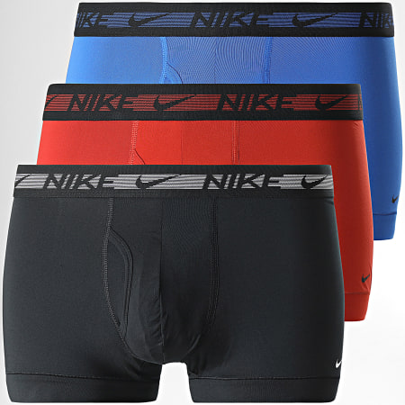Nike - Dri-FIT Ultra Stretch Micro KE1152 Negro Azul Rojo Boxer Set 3
