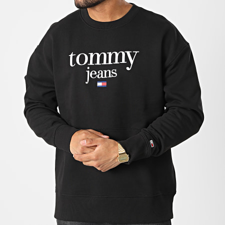 Tommy Jeans - Sweat Crewneck Regular Modern Corp Logo 5029 Noir