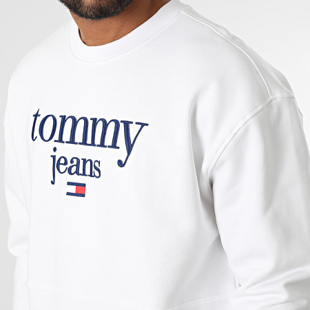 Tommy Jeans - Sweat Crewneck Regular Modern Corp Logo 5029 Blanc
