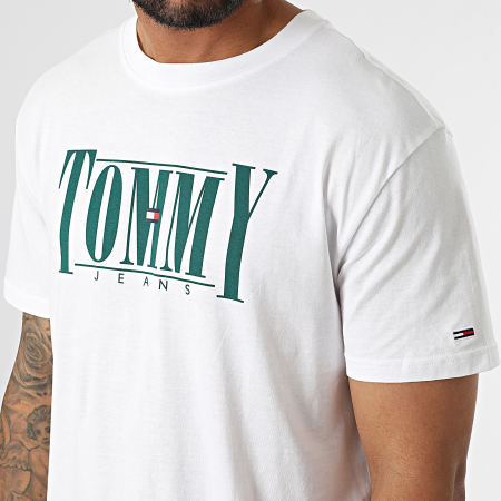 Tommy Jeans - Tee Shirt Classic Essential Serif 4993 Blanc