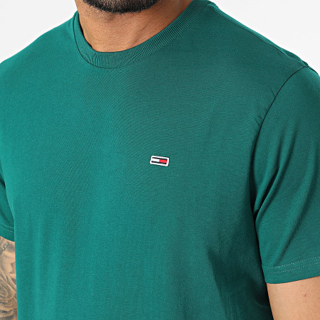 Tommy Jeans - Camiseta Classic Jersey 9598 Verde