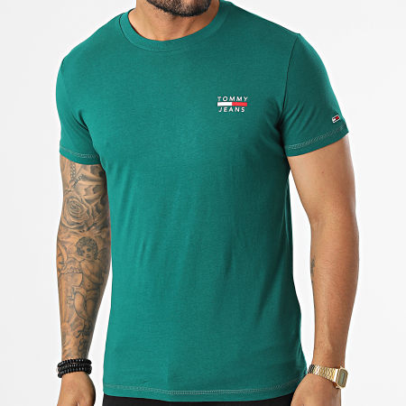 Tommy Jeans - Tee Shirt Chest Logo 0099 Vert