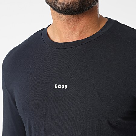 BOSS By Hugo Boss - Tee Shirt Manches Longues Chark 50473286 Bleu Marine