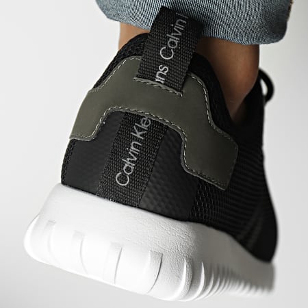 Calvin Klein - Sneakers Sporty Runner Eva Slipon Poly 0437 Nero