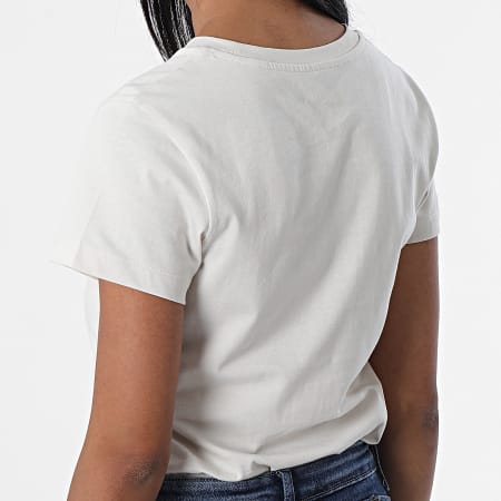Calvin Klein - Lot De 2 Tee Shirts Femme 9734 Beige Taupe