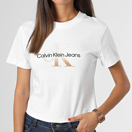 Calvin Klein - Tee donna Slim 9797 Bianco