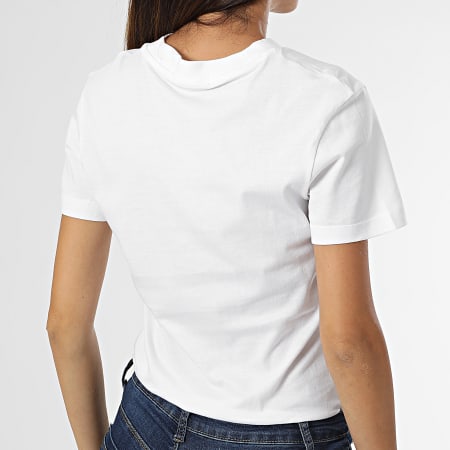 Calvin Klein - Tee Shirt Slim Femme 9797 Blanc