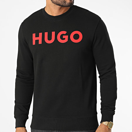 HUGO - Crewneck Sudadera Dem 50477328 Negro