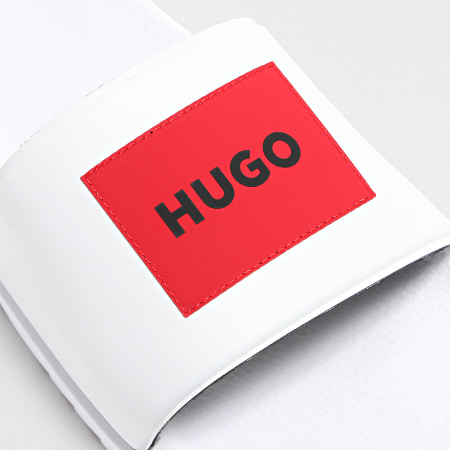 HUGO - Claquettes Match Slide 50471371 White