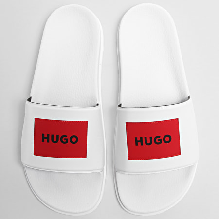 HUGO - Claquettes Match Slide 50471371 White