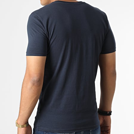 Kaporal - Tee Shirt Col V Bart Bleu Marine
