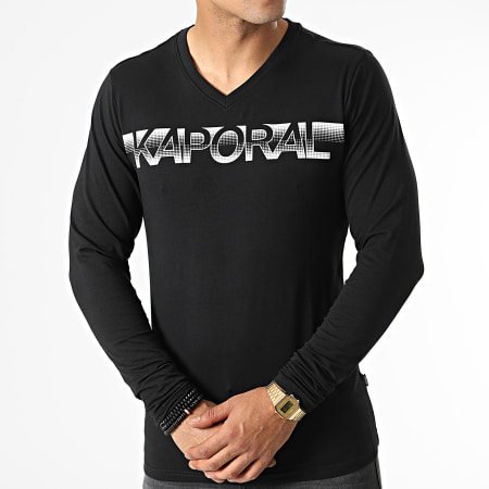 Kaporal - Maglietta a maniche lunghe nera