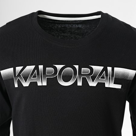 Kaporal - Tee Shirt Manches Longues Enfant Moric Noir