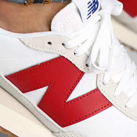 New Balance - Baskets Lifestyle 237 MS237RG White Red
