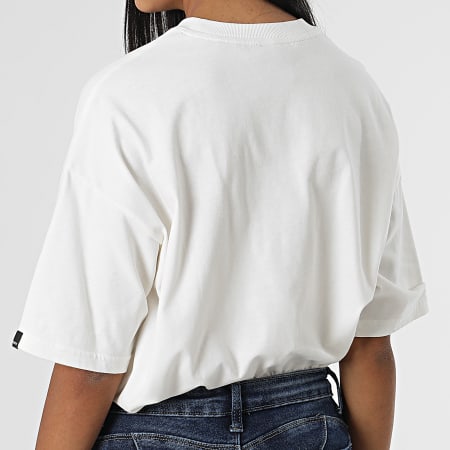 Superdry - Tee Shirt Femme Vintage Logo Rainbow Blanc