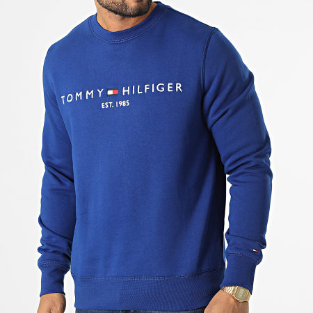 Tommy Hilfiger - Tommy Logo Felpa girocollo 1596 blu reale