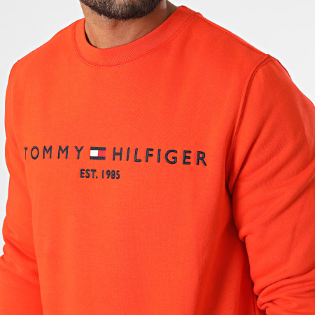 Tommy Hilfiger - Tommy Logo Felpa girocollo 1596 Arancione