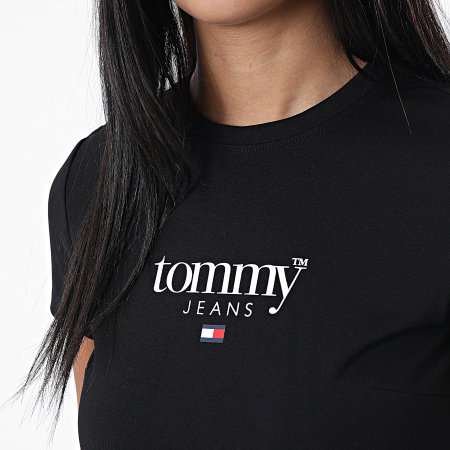 Tommy Jeans - Vestido Bodycon Essential Logo 1 Mujer 4547 Negro
