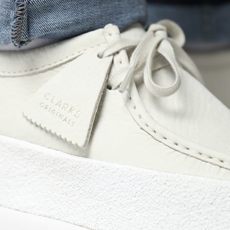 Clarks - Chaussures Wallabee Cup White Nubuck