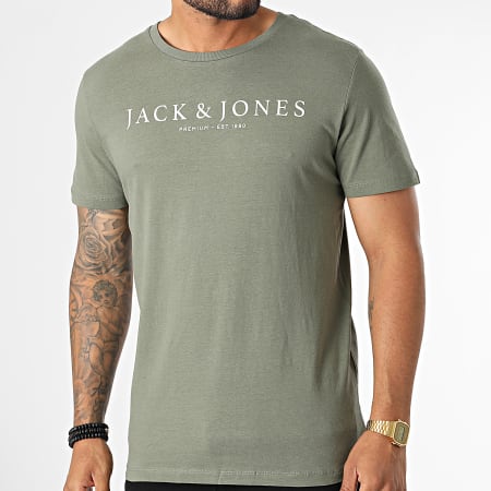 Jack And Jones - Tee Shirt Booster Vert Kaki