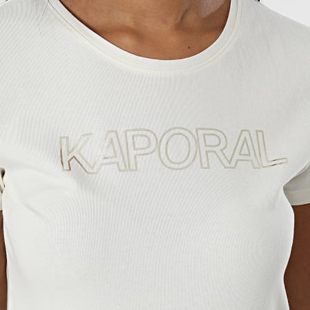 Kaporal - Tee Shirt Femme Faro Blanc