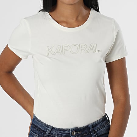 Kaporal - Tee Shirt Femme Faro Blanc