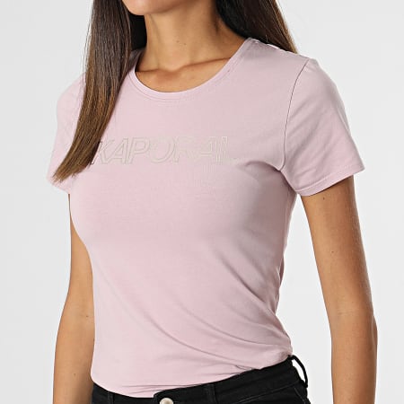 Kaporal - Tee Shirt Femme Faro Rose