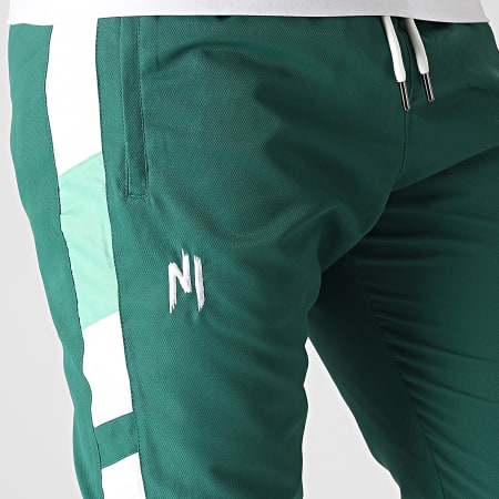 NI by Ninho - Uzi Banded Jogging Pants Verde Blanco Verde Claro
