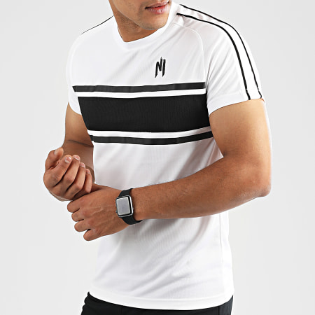 NI by Ninho - Tee Shirt 017 Blanc Noir