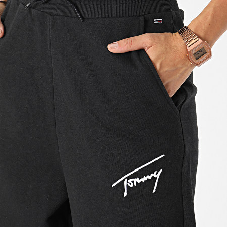 Tommy Jeans - Pantalon Jogging Femme Signature 3821 Noir