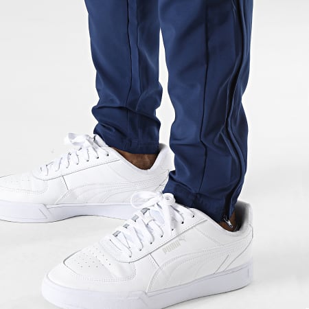 Adidas Sportswear - GH4470 Pantaloni da jogging a bande blu navy