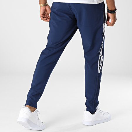 Adidas Sportswear - Pantalon Jogging A Bandes GH4470 Bleu Marine