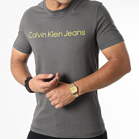 Calvin Klein - Tee Shirt 2344 Gris Anthracite