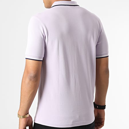 Fred Perry - Polo manica corta Twin Tipped M3600 Lila