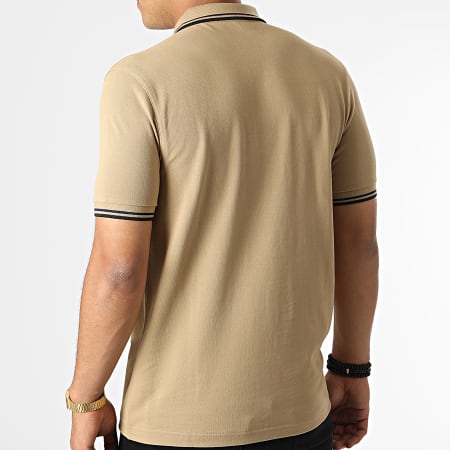 Fred Perry - Polo manica corta Twin Tipped M3600 Beige