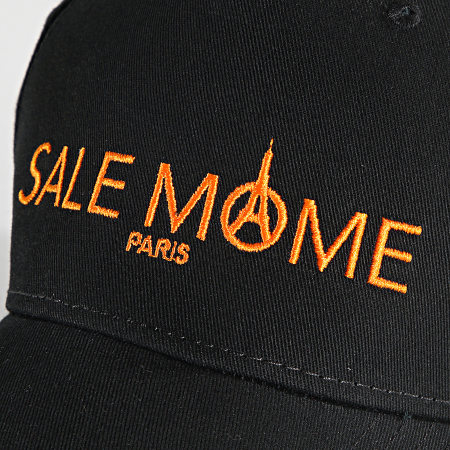 Sale Môme Paris - Casquette Logo Noir Orange