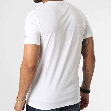 Tommy Hilfiger - Camiseta a rayas bicolor 7912 Blanco