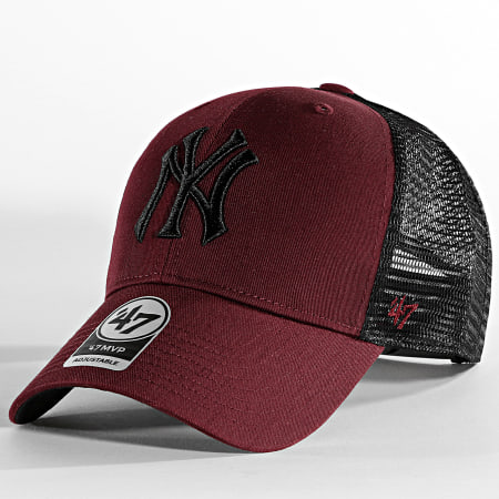 '47 Brand - New York Yankees Trucker MVP Cap Burdeos Negro