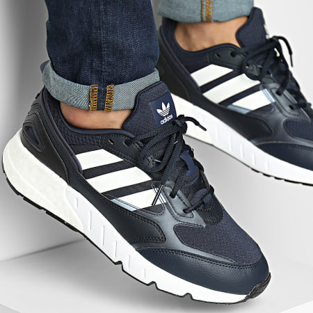 Adidas Originals - ZX 1K Boost 2 Sneakers GY5984 Collegiate Navy Cloud White