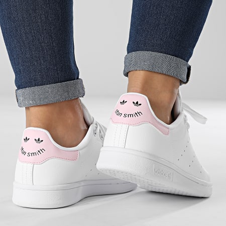 Adidas Originals - Baskets Femme Stan Smith GY4253 Cloud White Clear Pink Core Black