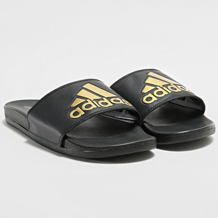 Adidas Sportswear - Claquettes Adilette Comfort GY1946 Noir Doré