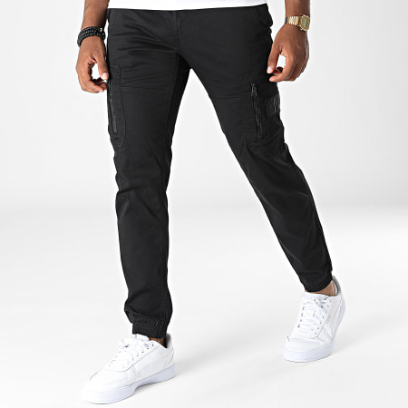 Calvin Klein - Pantalones cargo Skinny 0891 Negro